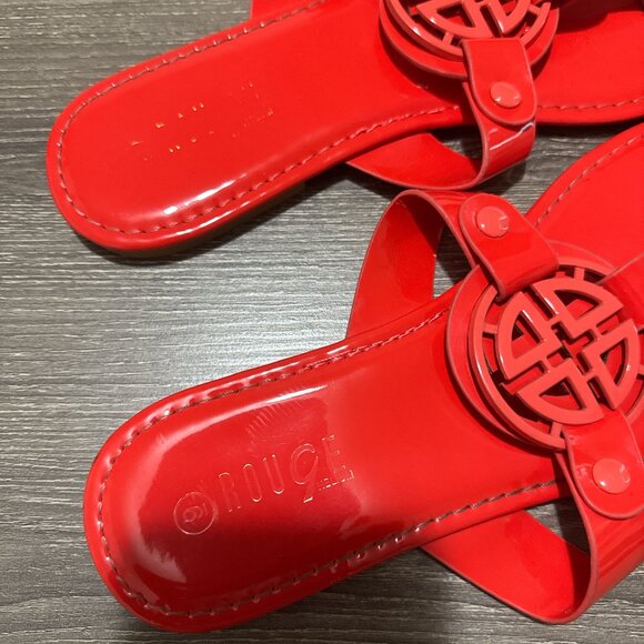 Orange Fashion Sandals - Picture 3 of 4